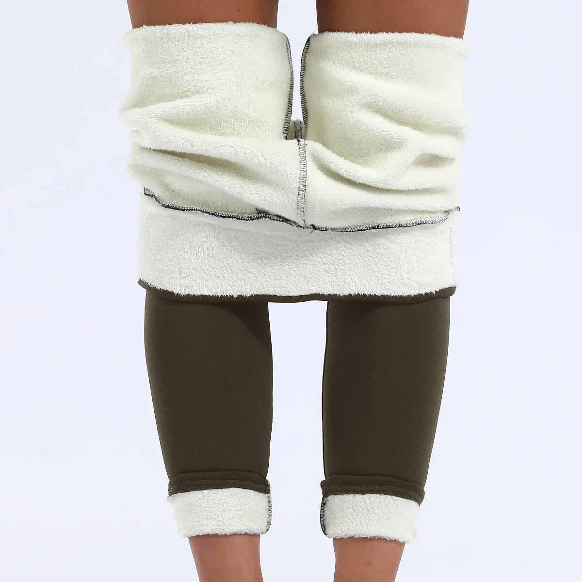 Nordic Luxe | Thermo Winterleggings für Damen mit Hoher Taille
