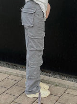 Liora Cargo Hose | Damen Wide-Leg Hose mit lockerer Passform & Taschen