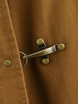 Marleau Jacket | Damen Workwear Jacke in Camel mit Cordkragen & Toggle-Verschluss