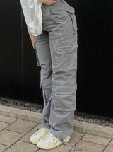 Liora Cargo Hose | Damen Wide-Leg Hose mit lockerer Passform & Taschen