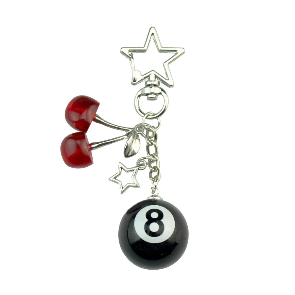 Lucky8 Schlüsselanhänger Sternclip Detail