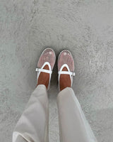 Nerella Mesh Mary-Janes | Luftige Mesh-Ballerinas mit Riemchen & stylischer Passform