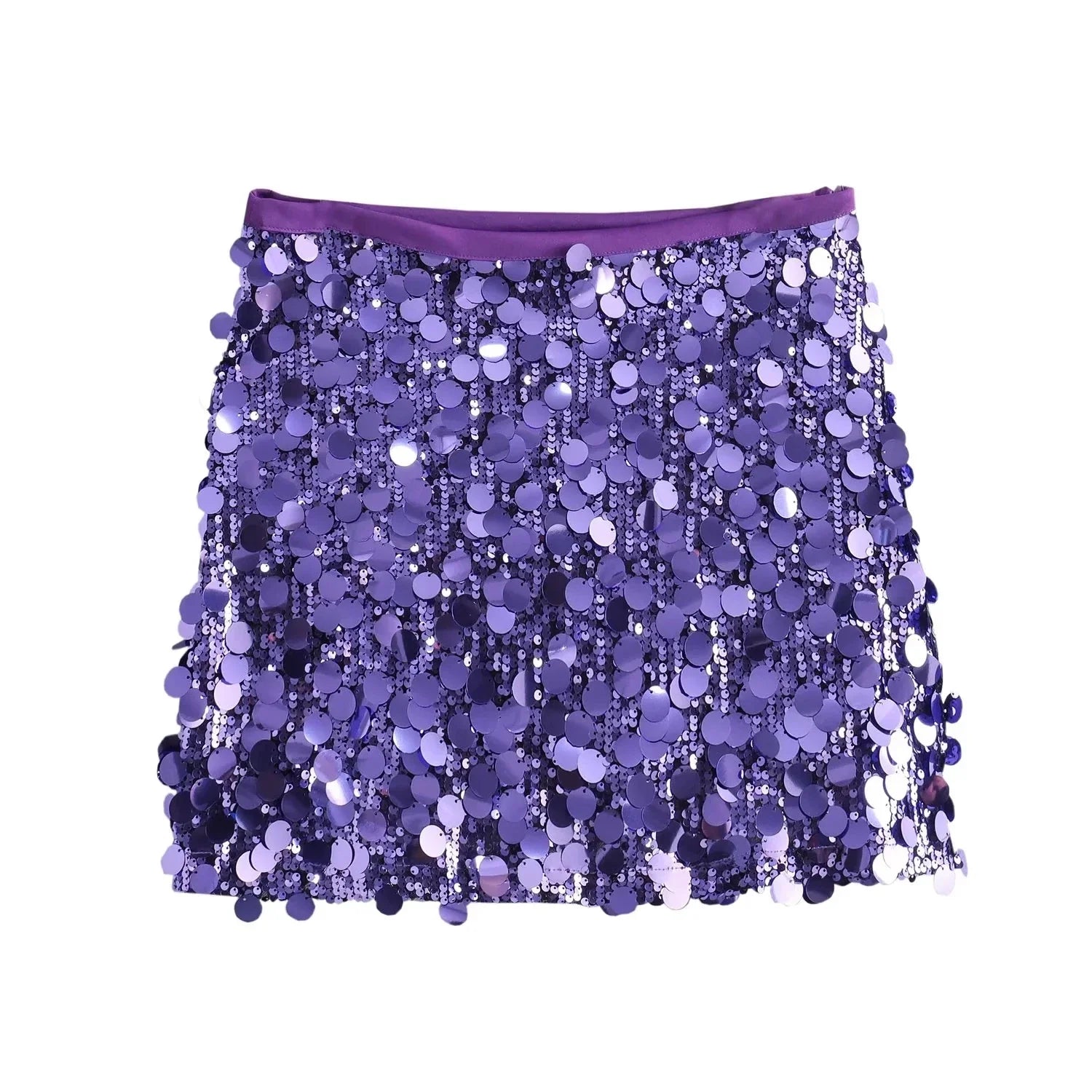 Glam Elegance | Glitzernde Pailletten Minirock für Damen