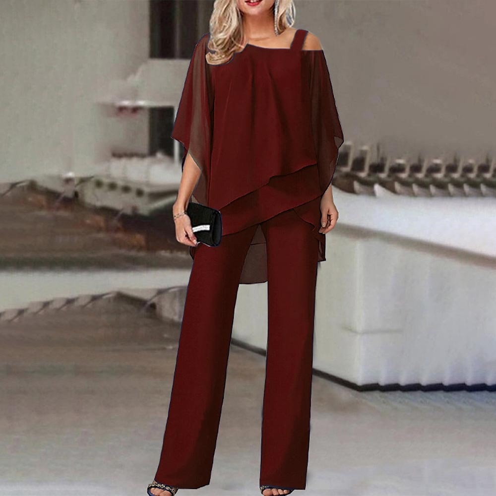 Liora | Elegantes Damen-Set mit Cold-Shoulder-Design & Fließendem Schnitt