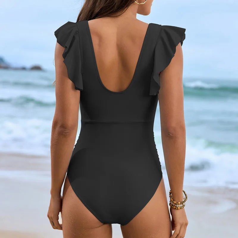 Badeanzug Damen Monokini figurbetont – Virella von Talaine, Sommer-Look