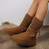 Arvena Schnürstiefel | Damen Winterboots mit warmer Fellfütterung