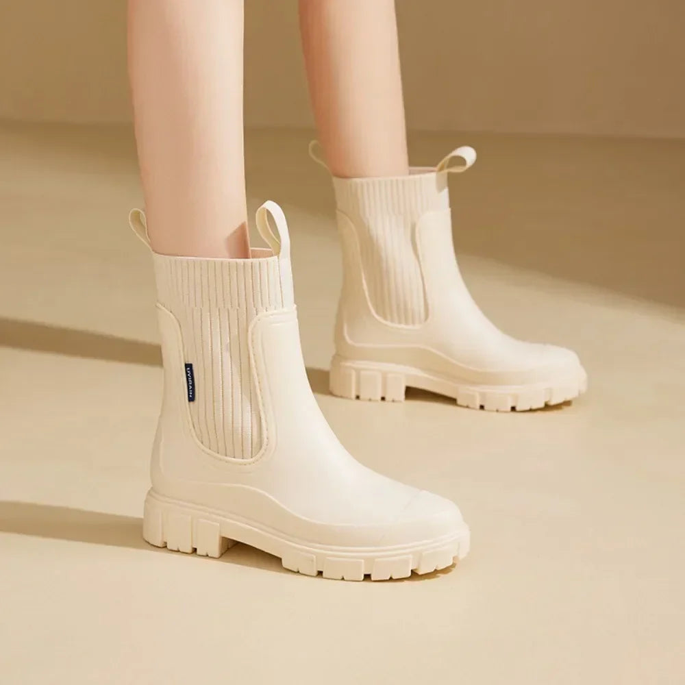 Regenliebe Chelsea | Wasserdichte Damen-Regenstiefel mit Komfortsohle