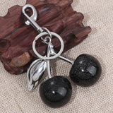 Cherry Chic Bag-Charm Kirschen an Handtasche