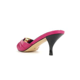 Mutera Heeled Mules Damen aus Echtleder mit goldener Schnalle – Talaine, Produktfoto