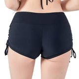 Perioden-Schwimmshorts Damen auslaufsicher – Nimira Swim von Talaine, verstellbare Kordel Detail
