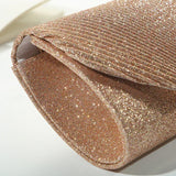 Aurora Charm Clutch Damen champagner Glitzer