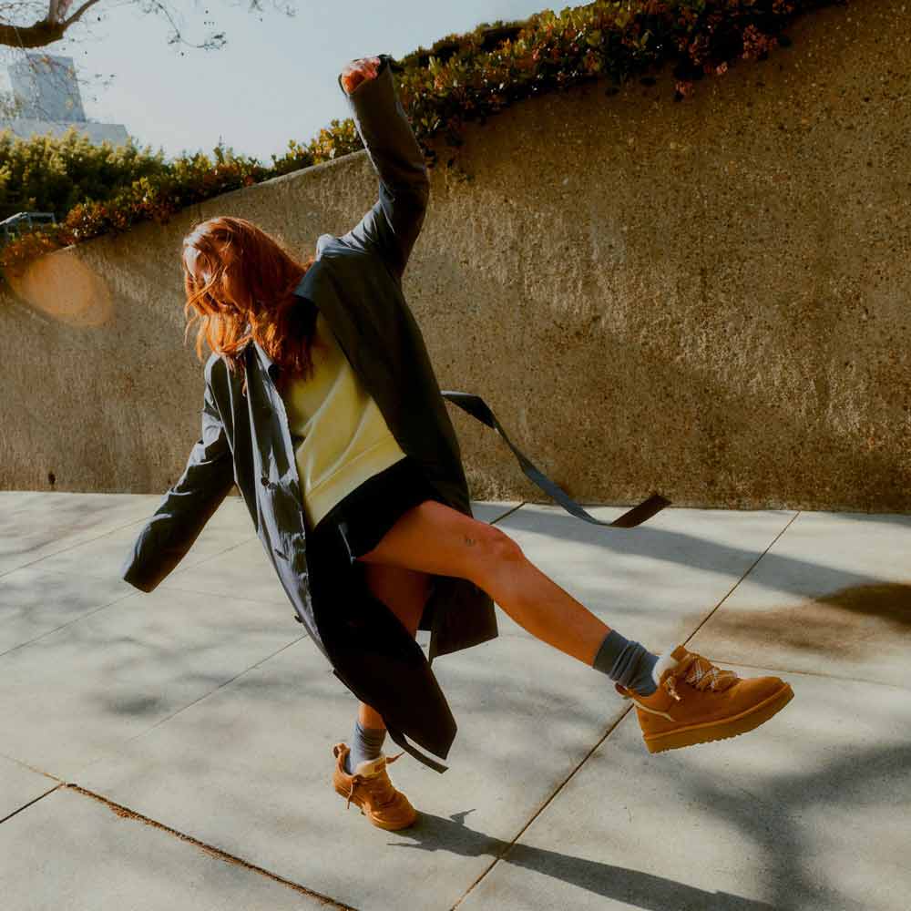 Norwelle Sneakers | Gefütterte Winter-Sneaker aus Veloursleder mit Plateau