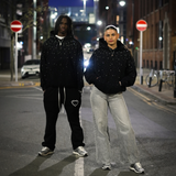 Solayne Sparkle Hoodie | Oversized Unisex Hoodie mit Strasssteinen