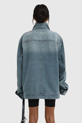 Vivid Twist Denim Jacke Rückansicht
