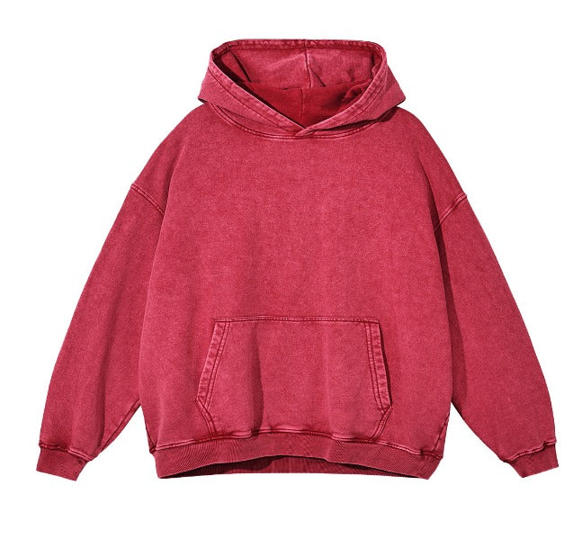 Talaine Vintara Classic Hoodie in Rot im Vintage-Look für Damen