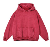 Talaine Vintara Classic Hoodie in Rot im Vintage-Look für Damen