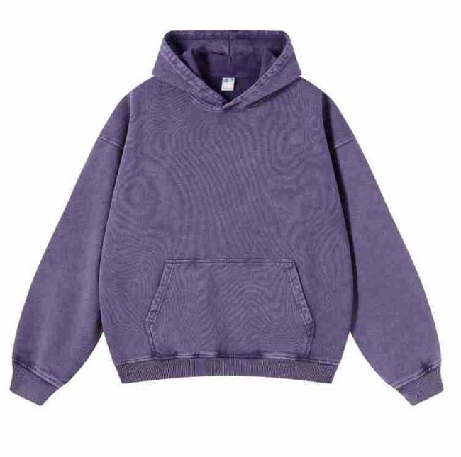 Talaine Vintara Classic Hoodie in Lila im Vintage-Look für Damen