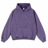 Talaine Vintara Classic Hoodie in Lila im Vintage-Look für Damen
