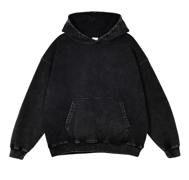 Talaine Vintara Classic Hoodie in Schwarz im Vintage-Look für Damen