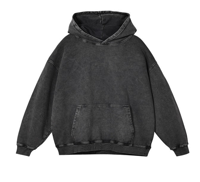 Talaine Vintara Classic Hoodie in Dunkelgrau im Vintage-Look für Damen