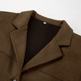 Veloura Chic | Damen Übergangsjacke in Wildleder-Optik