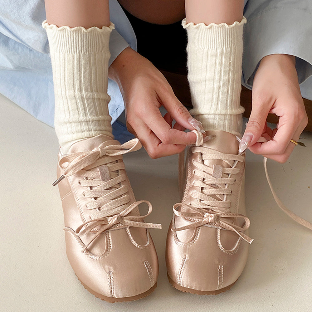 Elvèra Ballet Sneaker Damen Detailaufnahme – schlanke Silhouette