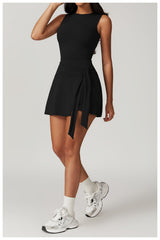 Nova Mini Kleid in Schwarz – Sportliches Damenkleid mit Shorts