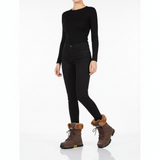 Norvella | Warme Damen-Winterstiefel mit Fellkragen & Profilsohle