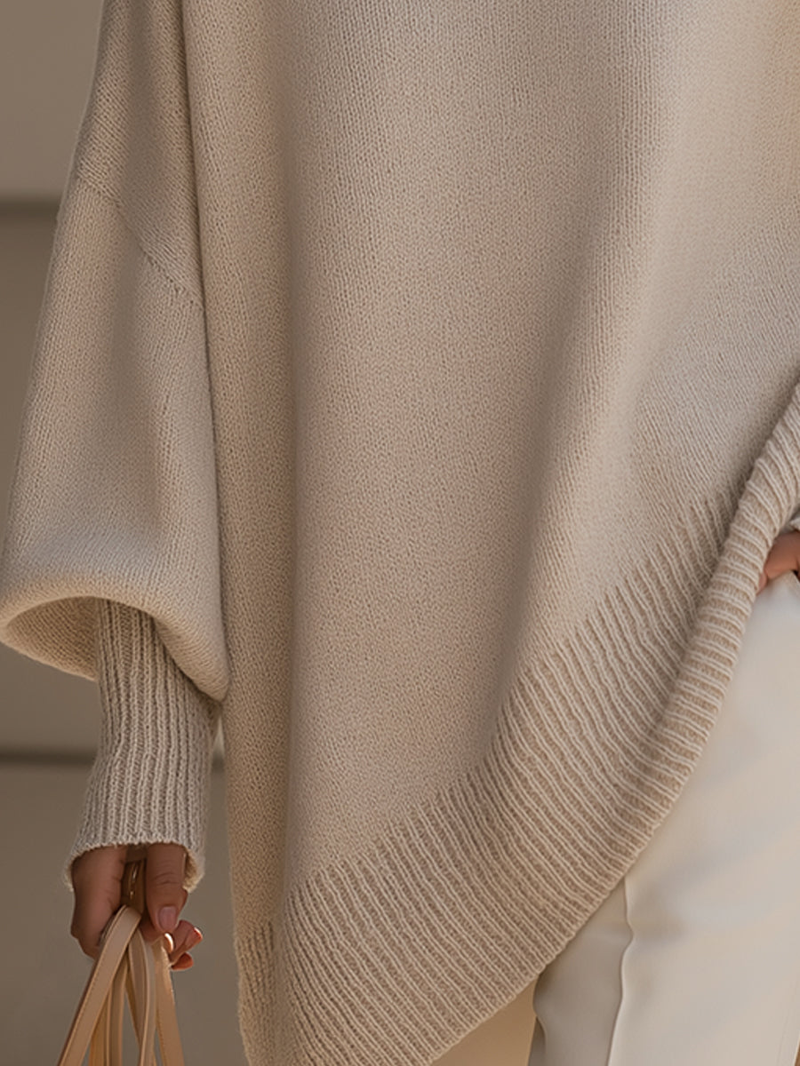 Kuscheliger Strickpullover Damen oversized für den Herbst