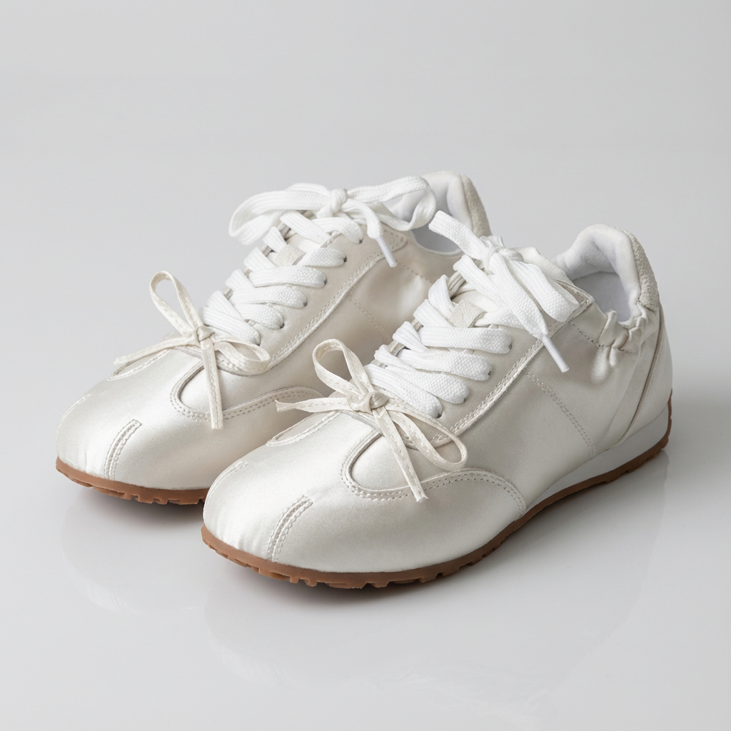 Elvèra Ballet Sneaker Damen in Weiß – elegante Ballerina Sneaker