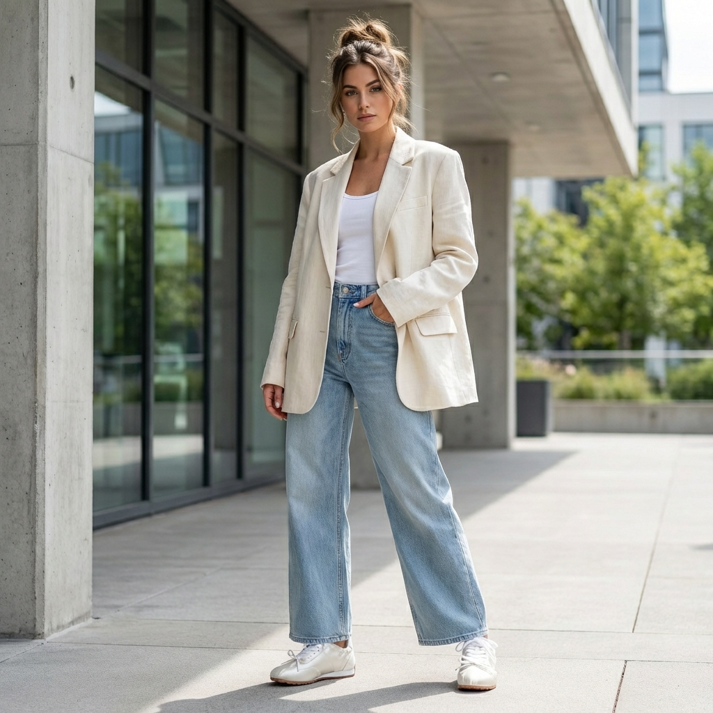 Elvèra Ballet Sneaker | Elegante Damen Sneaker mit Ballerina-Look