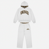 Velora Leopard Lounge Set | Hoodie & Jogginghose mit Leo-Akzent