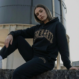 Moderne Lounge Wear Damen mit Leopard Details