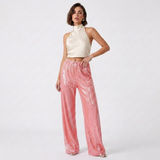 Celestina Paillettenhose Damen für Festival und Beachparty