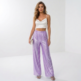 Celestina Palazzohose Damen mit funkelnden Pailletten