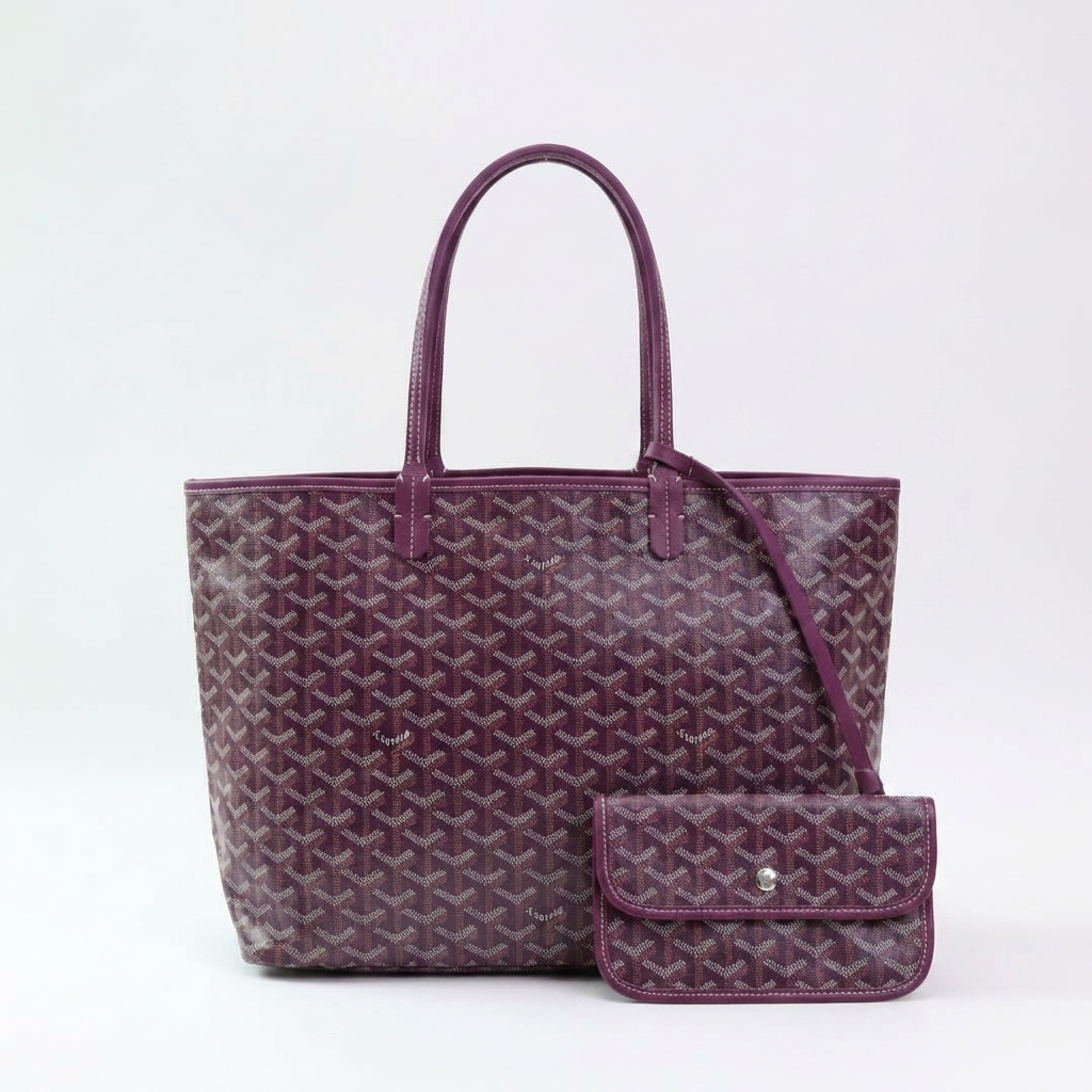 Averie | Luxuriöse Tote Bag mit Muster & passender Clutch