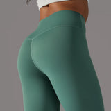 Leggings Damen in Dunkelgrün, bequem für Alltag & Sport
