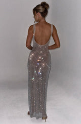 Nova’s Glow Mesh Effekt Kleid Elegant
