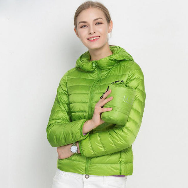 Damen Steppjacke Averyn in Grün
