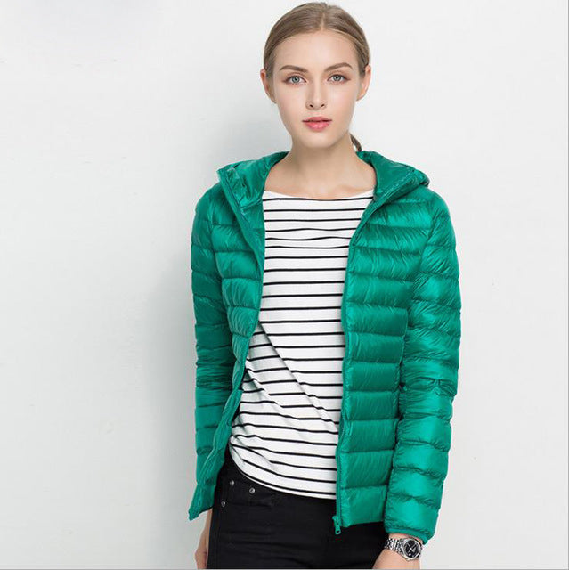 Damen Steppjacke Averyn in Hellblau

