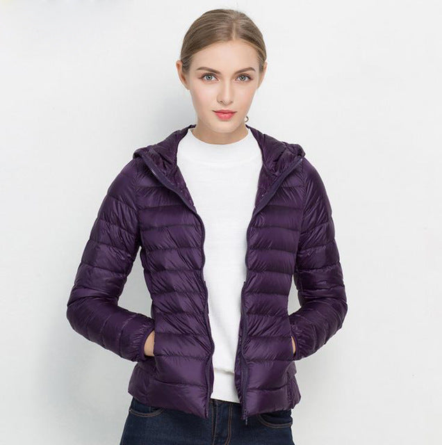 Damen Steppjacke Averyn in lila
