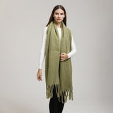 Aurelia weicher Winterschal Damen aus Kaschmir und Acryl